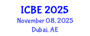 International Conference on Biomedical Engineering (ICBE) November 08, 2025 - Dubai, United Arab Emirates
