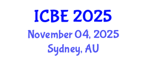 International Conference on Biomedical Engineering (ICBE) November 04, 2025 - Sydney, Australia