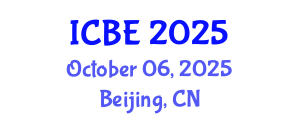 International Conference on Biomedical Engineering (ICBE) October 06, 2025 - Beijing, China
