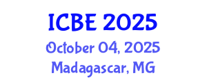 International Conference on Biomedical Engineering (ICBE) October 04, 2025 - Madagascar, Madagascar