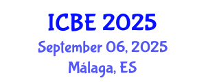 International Conference on Biomedical Engineering (ICBE) September 06, 2025 - Málaga, Spain