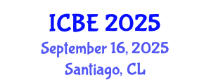 International Conference on Biomedical Engineering (ICBE) September 16, 2025 - Santiago, Chile