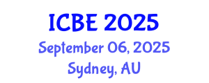International Conference on Biomedical Engineering (ICBE) September 06, 2025 - Sydney, Australia