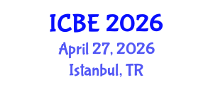 International Conference on Biomedical Engineering (ICBE) April 27, 2026 - Istanbul, Turkey International Conference on Biomedical Engineering (ICBE) April 27, 2026 - Istanbul, Turkey