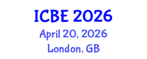 International Conference on Biomedical Engineering (ICBE) April 20, 2026 - London, United Kingdom International Conference on Biomedical Engineering (ICBE) April 20, 2026 - London, United Kingdom