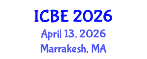 International Conference on Biomedical Engineering (ICBE) April 13, 2026 - Marrakesh, Morocco International Conference on Biomedical Engineering (ICBE) April 13, 2026 - Marrakesh, Morocco