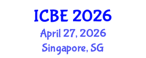International Conference on Biomedical Engineering (ICBE) April 27, 2026 - Singapore, Singapore International Conference on Biomedical Engineering (ICBE) April 27, 2026 - Singapore, Singapore