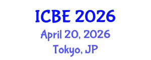 International Conference on Biomedical Engineering (ICBE) April 20, 2026 - Tokyo, Japan International Conference on Biomedical Engineering (ICBE) April 20, 2026 - Tokyo, Japan