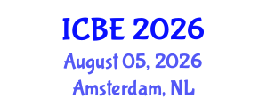 International Conference on Biomedical Engineering (ICBE) August 05, 2026 - Amsterdam, Netherlands International Conference on Biomedical Engineering (ICBE) August 05, 2026 - Amsterdam, Netherlands