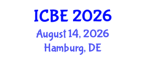 International Conference on Biomedical Engineering (ICBE) August 14, 2026 - Hamburg, Germany International Conference on Biomedical Engineering (ICBE) August 14, 2026 - Hamburg, Germany