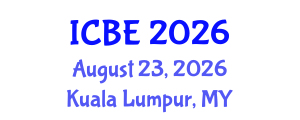 International Conference on Biomedical Engineering (ICBE) August 23, 2026 - Kuala Lumpur, Malaysia International Conference on Biomedical Engineering (ICBE) August 23, 2026 - Kuala Lumpur, Malaysia