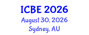 International Conference on Biomedical Engineering (ICBE) August 30, 2026 - Sydney, Australia International Conference on Biomedical Engineering (ICBE) August 30, 2026 - Sydney, Australia