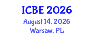 International Conference on Biomedical Engineering (ICBE) August 14, 2026 - Warsaw, Poland International Conference on Biomedical Engineering (ICBE) August 14, 2026 - Warsaw, Poland