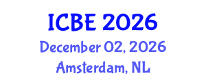 International Conference on Biomedical Engineering (ICBE) December 02, 2026 - Amsterdam, Netherlands International Conference on Biomedical Engineering (ICBE) December 02, 2026 - Amsterdam, Netherlands