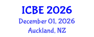 International Conference on Biomedical Engineering (ICBE) December 01, 2026 - Auckland, New Zealand International Conference on Biomedical Engineering (ICBE) December 01, 2026 - Auckland, New Zealand