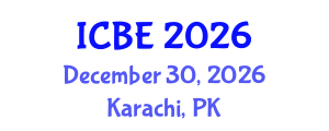 International Conference on Biomedical Engineering (ICBE) December 30, 2026 - Karachi, Pakistan International Conference on Biomedical Engineering (ICBE) December 30, 2026 - Karachi, Pakistan