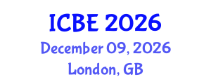 International Conference on Biomedical Engineering (ICBE) December 09, 2026 - London, United Kingdom International Conference on Biomedical Engineering (ICBE) December 09, 2026 - London, United Kingdom