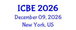 International Conference on Biomedical Engineering (ICBE) December 09, 2026 - New York, United States International Conference on Biomedical Engineering (ICBE) December 09, 2026 - New York, United States