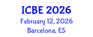 International Conference on Biomedical Engineering (ICBE) February 12, 2026 - Barcelona, Spain International Conference on Biomedical Engineering (ICBE) February 12, 2026 - Barcelona, Spain