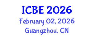 International Conference on Biomedical Engineering (ICBE) February 02, 2026 - Guangzhou, China International Conference on Biomedical Engineering (ICBE) February 02, 2026 - Guangzhou, China