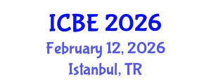 International Conference on Biomedical Engineering (ICBE) February 12, 2026 - Istanbul, Turkey International Conference on Biomedical Engineering (ICBE) February 12, 2026 - Istanbul, Turkey
