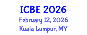 International Conference on Biomedical Engineering (ICBE) February 12, 2026 - Kuala Lumpur, Malaysia International Conference on Biomedical Engineering (ICBE) February 12, 2026 - Kuala Lumpur, Malaysia