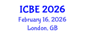 International Conference on Biomedical Engineering (ICBE) February 16, 2026 - London, United Kingdom International Conference on Biomedical Engineering (ICBE) February 16, 2026 - London, United Kingdom