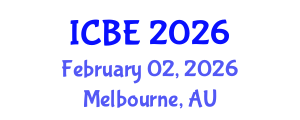 International Conference on Biomedical Engineering (ICBE) February 02, 2026 - Melbourne, Australia International Conference on Biomedical Engineering (ICBE) February 02, 2026 - Melbourne, Australia