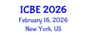International Conference on Biomedical Engineering (ICBE) February 16, 2026 - New York, United States International Conference on Biomedical Engineering (ICBE) February 16, 2026 - New York, United States