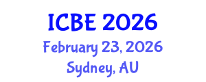 International Conference on Biomedical Engineering (ICBE) February 23, 2026 - Sydney, Australia International Conference on Biomedical Engineering (ICBE) February 23, 2026 - Sydney, Australia