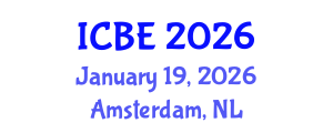 International Conference on Biomedical Engineering (ICBE) January 19, 2026 - Amsterdam, Netherlands International Conference on Biomedical Engineering (ICBE) January 19, 2026 - Amsterdam, Netherlands
