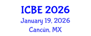 International Conference on Biomedical Engineering (ICBE) January 19, 2026 - Cancún, Mexico International Conference on Biomedical Engineering (ICBE) January 19, 2026 - Cancún, Mexico