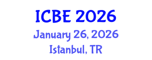 International Conference on Biomedical Engineering (ICBE) January 26, 2026 - Istanbul, Turkey International Conference on Biomedical Engineering (ICBE) January 26, 2026 - Istanbul, Turkey