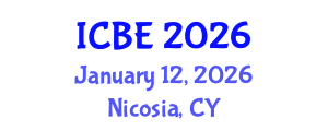 International Conference on Biomedical Engineering (ICBE) January 12, 2026 - Nicosia, Cyprus International Conference on Biomedical Engineering (ICBE) January 12, 2026 - Nicosia, Cyprus
