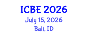 International Conference on Biomedical Engineering (ICBE) July 15, 2026 - Bali, Indonesia