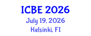 International Conference on Biomedical Engineering (ICBE) July 19, 2026 - Helsinki, Finland International Conference on Biomedical Engineering (ICBE) July 19, 2026 - Helsinki, Finland
