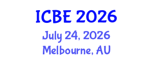 International Conference on Biomedical Engineering (ICBE) July 24, 2026 - Melbourne, Australia International Conference on Biomedical Engineering (ICBE) July 24, 2026 - Melbourne, Australia