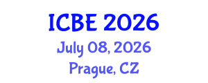 International Conference on Biomedical Engineering (ICBE) July 08, 2026 - Prague, Czechia International Conference on Biomedical Engineering (ICBE) July 08, 2026 - Prague, Czechia