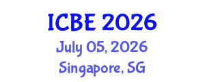 International Conference on Biomedical Engineering (ICBE) July 05, 2026 - Singapore, Singapore International Conference on Biomedical Engineering (ICBE) July 05, 2026 - Singapore, Singapore
