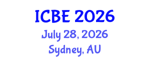 International Conference on Biomedical Engineering (ICBE) July 28, 2026 - Sydney, Australia International Conference on Biomedical Engineering (ICBE) July 28, 2026 - Sydney, Australia