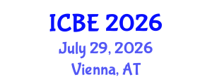International Conference on Biomedical Engineering (ICBE) July 29, 2026 - Vienna, Austria International Conference on Biomedical Engineering (ICBE) July 29, 2026 - Vienna, Austria