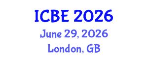 International Conference on Biomedical Engineering (ICBE) June 29, 2026 - London, United Kingdom International Conference on Biomedical Engineering (ICBE) June 29, 2026 - London, United Kingdom