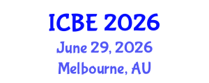 International Conference on Biomedical Engineering (ICBE) June 29, 2026 - Melbourne, Australia International Conference on Biomedical Engineering (ICBE) June 29, 2026 - Melbourne, Australia