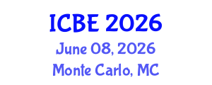 International Conference on Biomedical Engineering (ICBE) June 08, 2026 - Monte Carlo, Monaco International Conference on Biomedical Engineering (ICBE) June 08, 2026 - Monte Carlo, Monaco