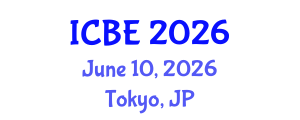 International Conference on Biomedical Engineering (ICBE) June 10, 2026 - Tokyo, Japan