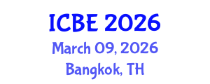 International Conference on Biomedical Engineering (ICBE) March 09, 2026 - Bangkok, Thailand International Conference on Biomedical Engineering (ICBE) March 09, 2026 - Bangkok, Thailand