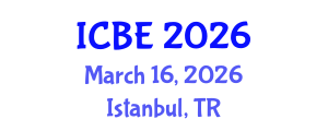 International Conference on Biomedical Engineering (ICBE) March 16, 2026 - Istanbul, Turkey International Conference on Biomedical Engineering (ICBE) March 16, 2026 - Istanbul, Turkey