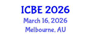 International Conference on Biomedical Engineering (ICBE) March 16, 2026 - Melbourne, Australia International Conference on Biomedical Engineering (ICBE) March 16, 2026 - Melbourne, Australia