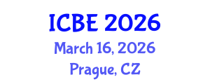 International Conference on Biomedical Engineering (ICBE) March 16, 2026 - Prague, Czechia International Conference on Biomedical Engineering (ICBE) March 16, 2026 - Prague, Czechia