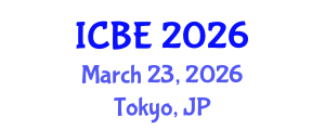 International Conference on Biomedical Engineering (ICBE) March 23, 2026 - Tokyo, Japan International Conference on Biomedical Engineering (ICBE) March 23, 2026 - Tokyo, Japan